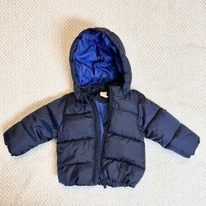 H&M Navy Baby Puffer Jacket size 9M